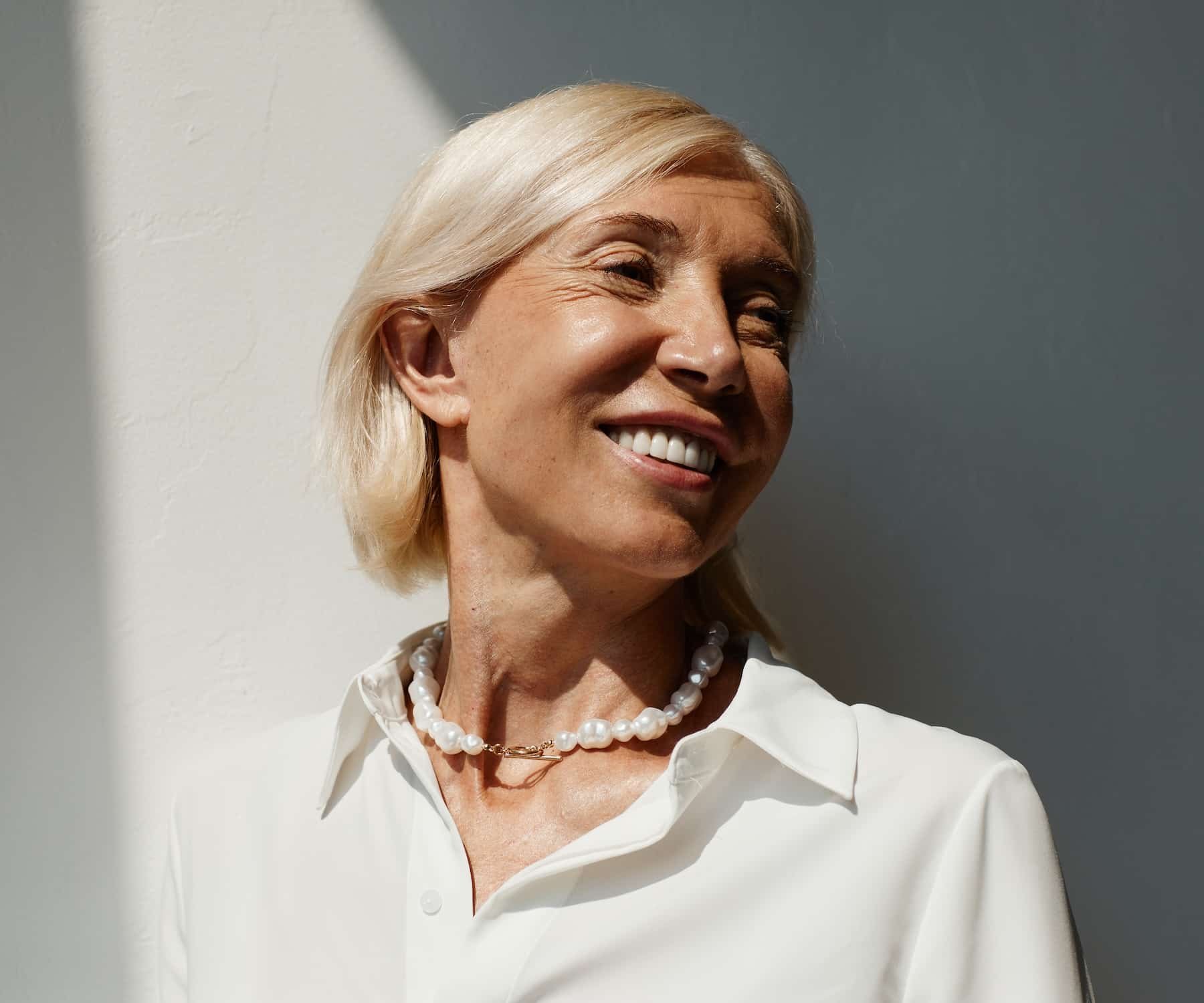 beautiful elegant mature woman