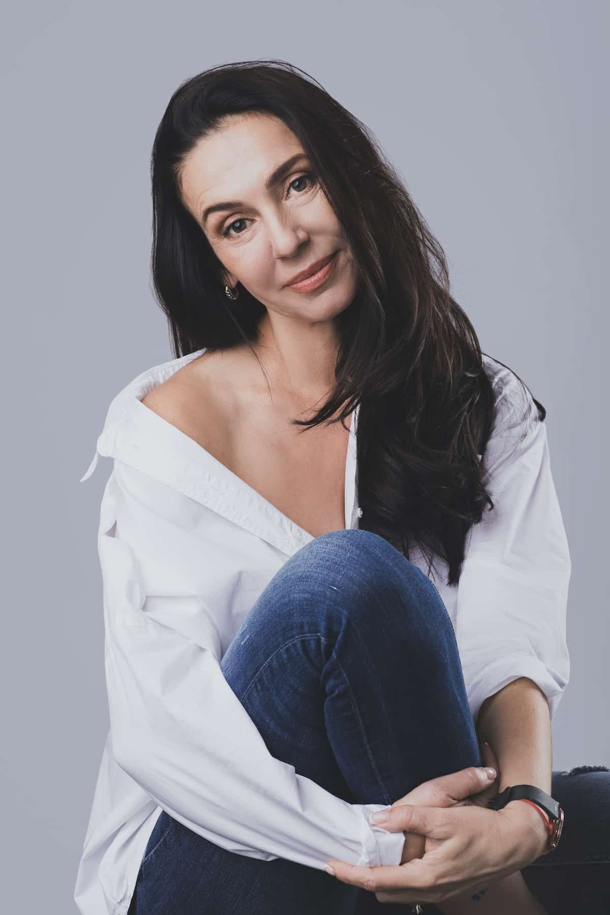 beautiful middle aged woman