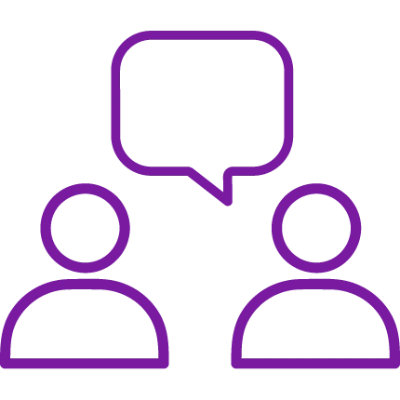 people chat bubble icon