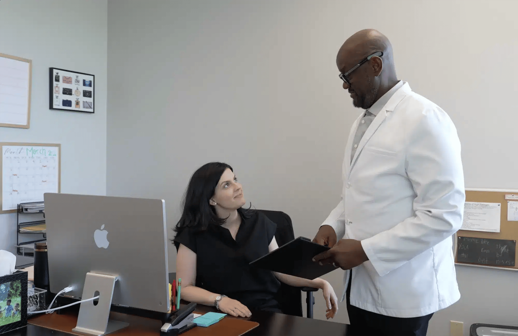 Pellet Therapy 7 doctor michael reed speaking with staff